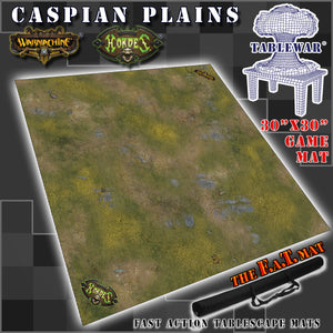 30x30" 'Caspian Plains' Privateer Press branded F.A.T. Mat Gaming Mat