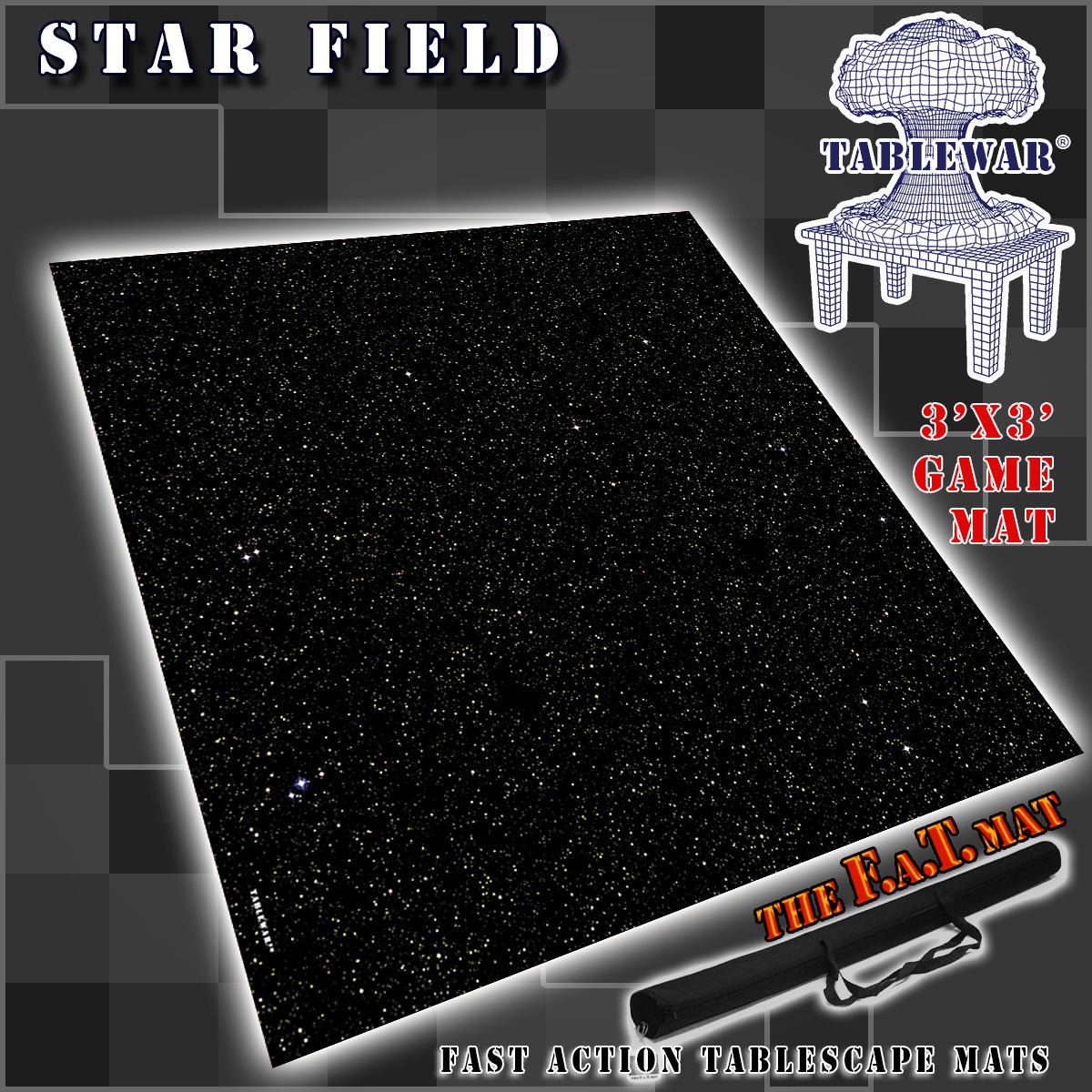 3x3 'Star Field' F.A.T. Mat Gaming Mat – TABLEWAR®