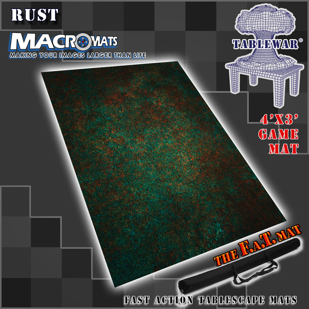 TableWar Rust 4x3 Macromat miniature wargaming hobby etsy seller art supplies Macro photography backdrops photomats