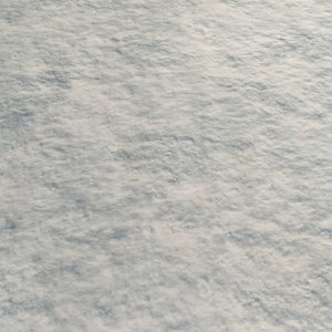 Close-up of ‘Snow’ Design 3’x3’ gaming mat with a Snow winter theme, marketed for tabletop gaming, accompanied by a black canvas zipper bag TableWar neoprene Tournament Tabletop Game mat 