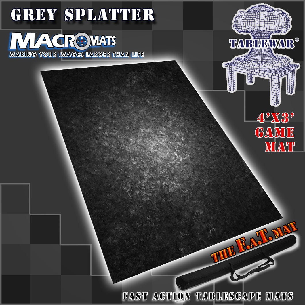 4x3' 'Grey Splatter' MacroMat